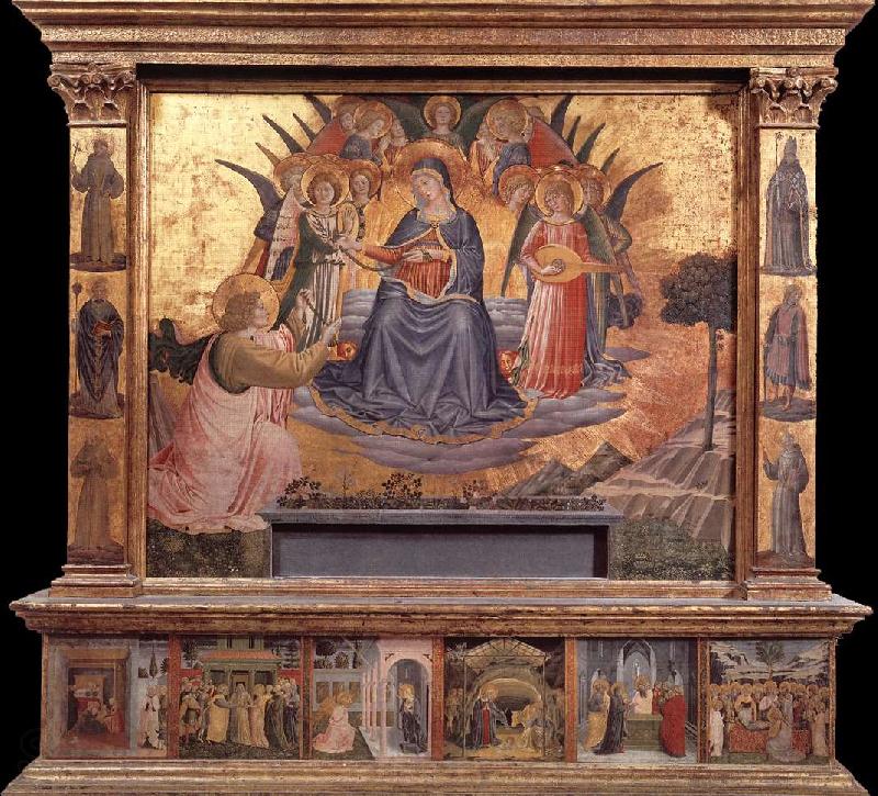 GOZZOLI, Benozzo Madonna della Cintola df Germany oil painting art